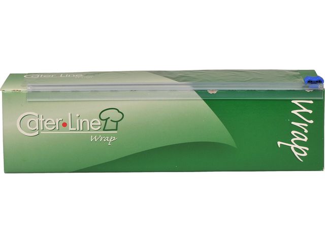 CATER LINE Plastfolie, cutbox, PE-film, icke-perforerad, 300 x 0,45 m, rulle om 300 m