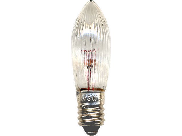 STAR TRADING Topplampa 55V 3W E10, fp om 3 st