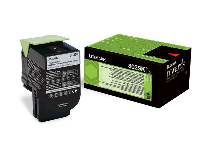 Lexmark Toner 80C2SK0, svart, st