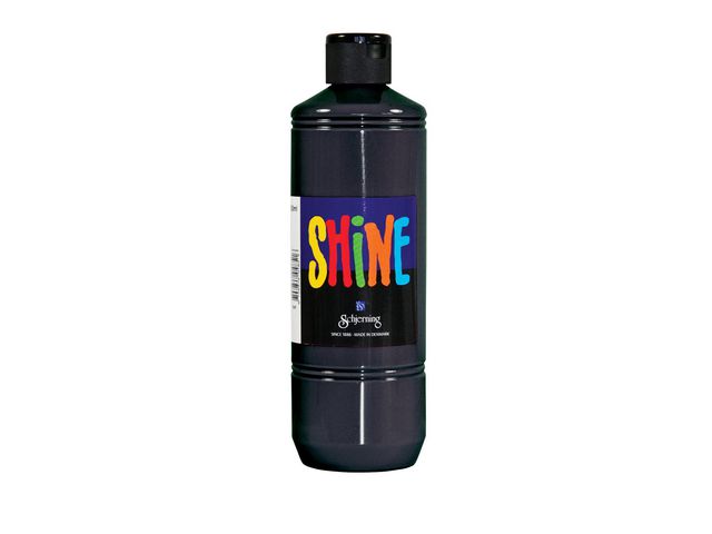 Glansfärg Glossy 500ml svart, flaska om 500 ml