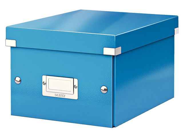 Leitz Förvaringslåda S Click & Store WOW blå, st