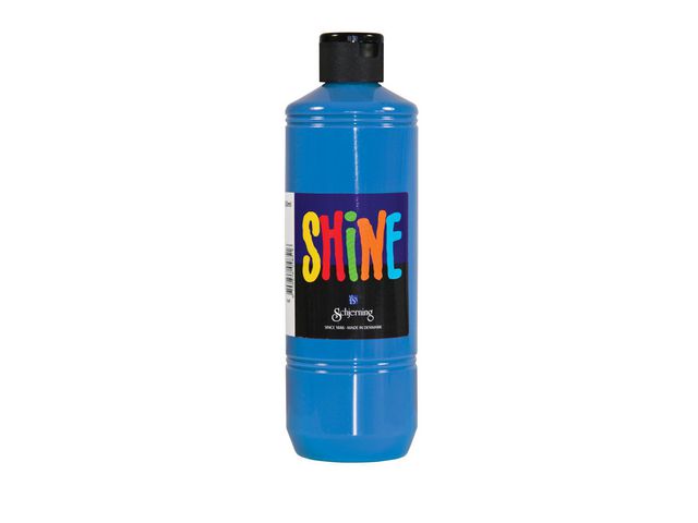 Glansfärg Glossy 500ml klarblå, flaska om 500 ml