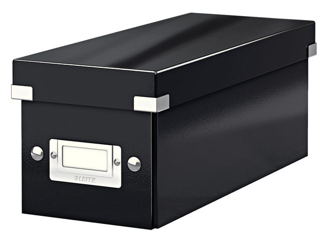 Leitz Förvaringslåda CD Click & Store svart, st
