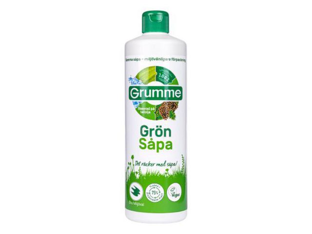 Grumme Allrengöring Grönsåpa Soft 750ml, flaska om 750 ml