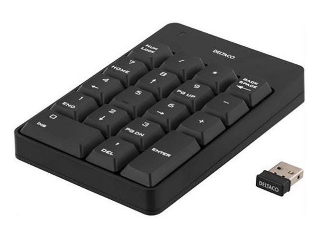 DELTACO Numeriskt Tangentbord TB-144 WL, st