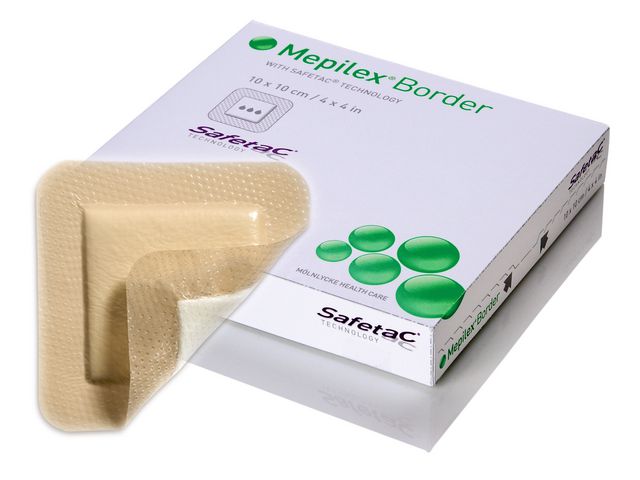 MEPILEX Border Flex 7,5x7,5cm, fp om 5 st