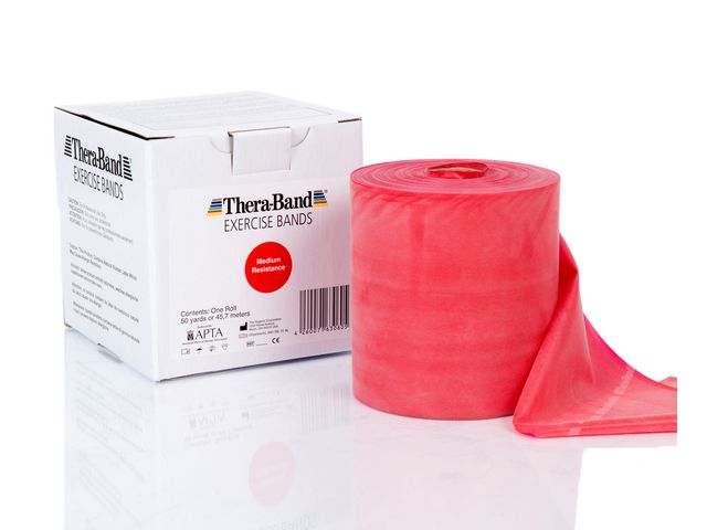 THERA-BAND Träningsband röd 45,5m, st