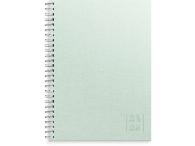 Burde Kalender Study Textile grön A5 24/25, st