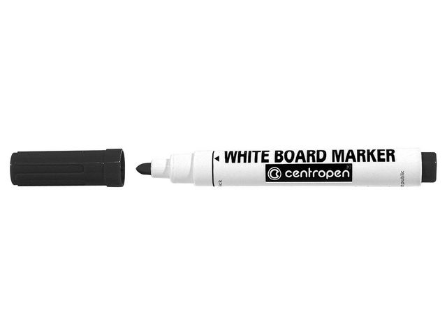 Whiteboardpenna, 2,5 mm linjebredd, svart, st