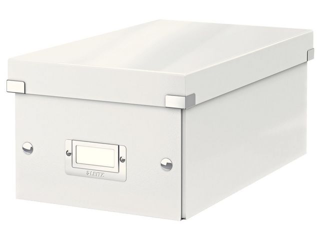 Leitz Förvaringslåda DVD Click & Store vit, st