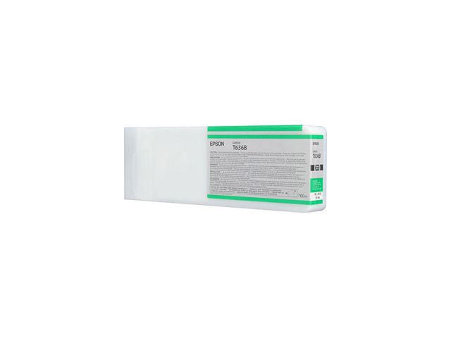 Epson Bläckpatron, UltraChrome, hög kapacitet, grön, singelförpackning, C13T636B00, st