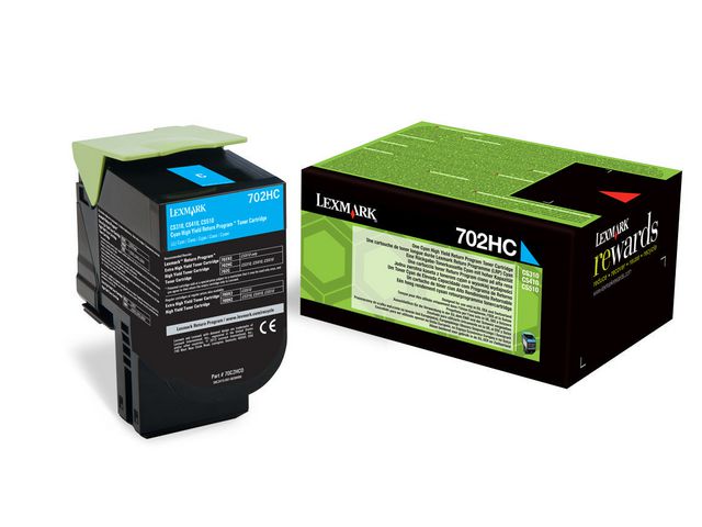 Lexmark Toner 70C2HC0, cyan, st