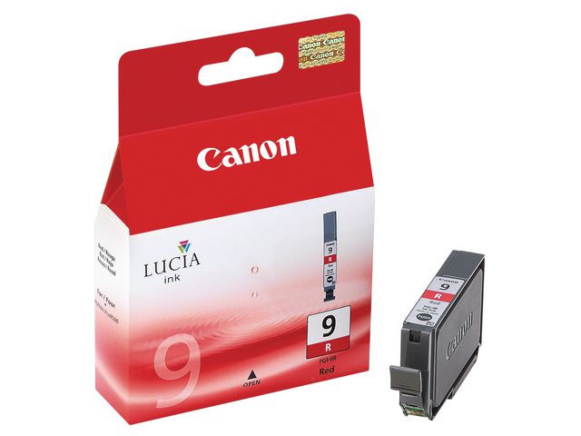 Canon Bläckpatron, 9R, röd, singelförpackning, 1040B001, st