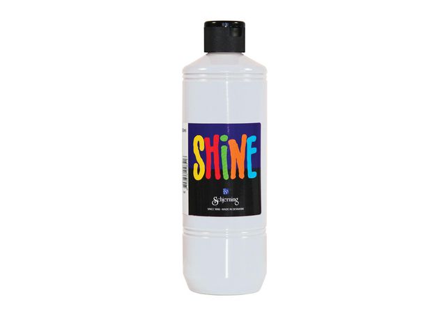 Glansfärg Glossy 500ml vit, flaska om 500 ml