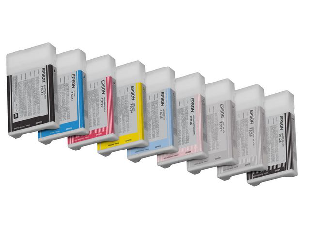 Epson Bläckpatron, T6128, UltraChrome, hög kapacitet, matt svart, singelförpackning, C13T612800, st