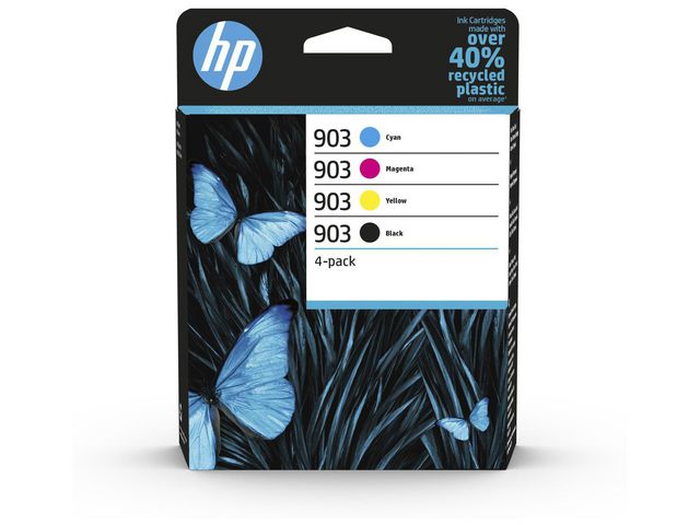 HP Bläckpatron 6ZC73AE 903 CMYK 4/FP, fp om 4 st