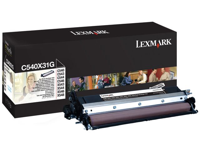 Lexmark Framkallningsenhet, svart, C540X31G, st