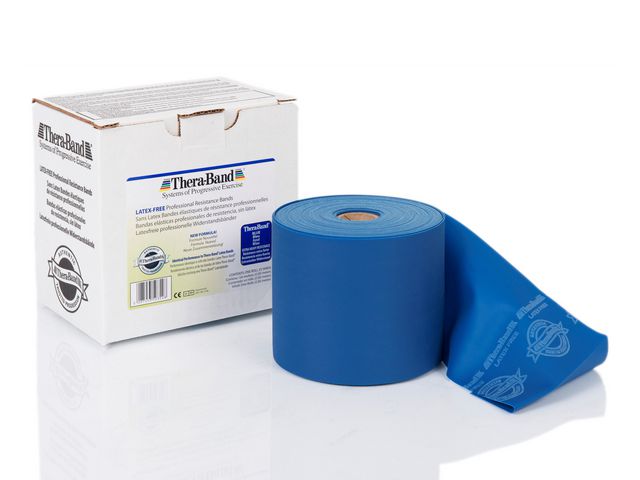 THERA-BAND Träningsband Latexfri blå 22m, st
