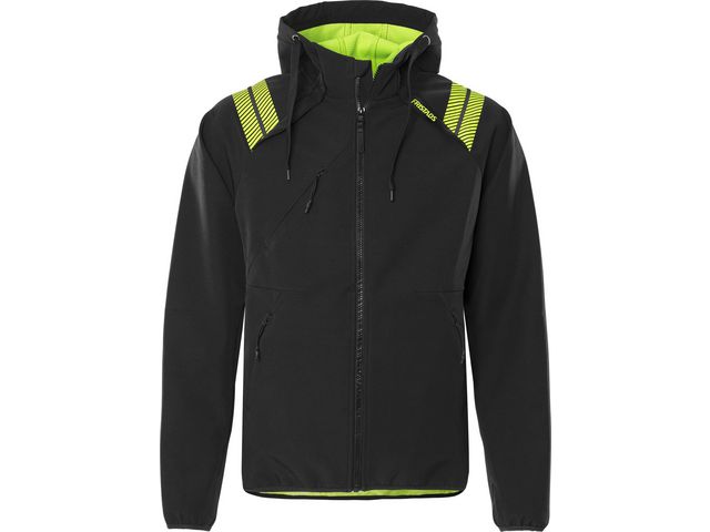 FRISTADS Softshelljacka huva sv/g 7461 BON XL, st