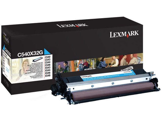 Lexmark Framkallningsenhet, cyan, C540X32G, st