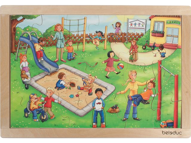 Rampussel lekplats 28 x 40 cm, st