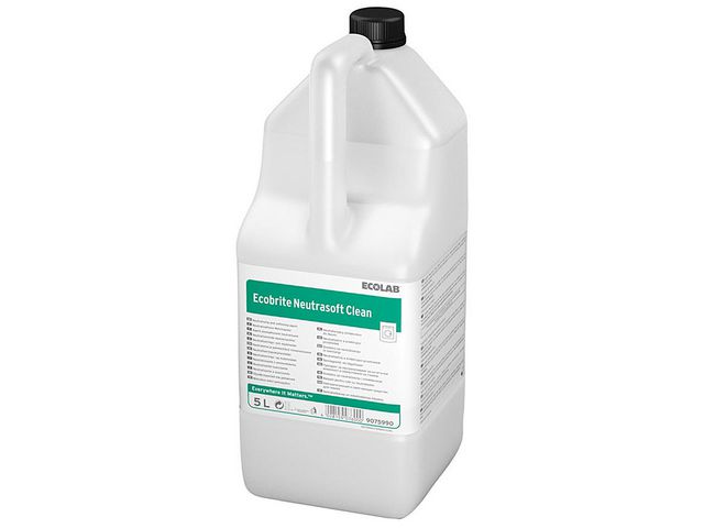 Ecolab Sköljmedel Ecobrite Neutrasoft Clean 5L, flaska om 5 l