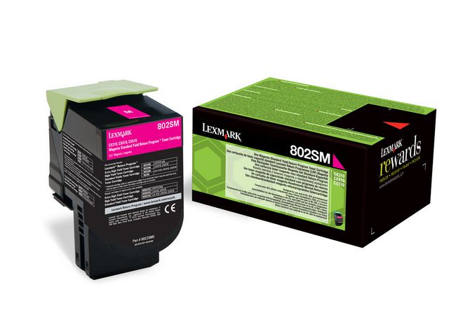 Lexmark Toner 80C2SM0, magenta, st