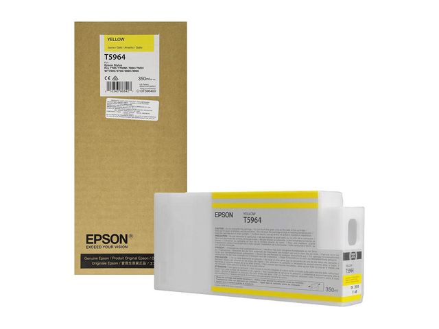 Epson Bläckpatron, T5964, gul, singelförpackning, C13T596400, st