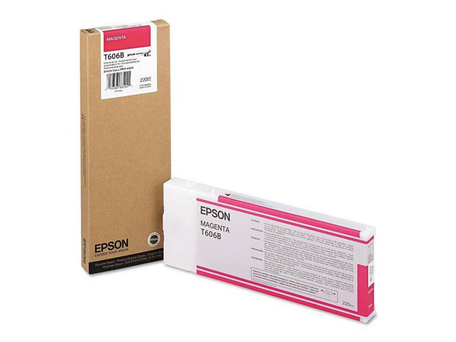 Epson Bläckpatron, T606B, UltraChrome, hög kapacitet, magenta, singelförpackning, C13T606B00, st
