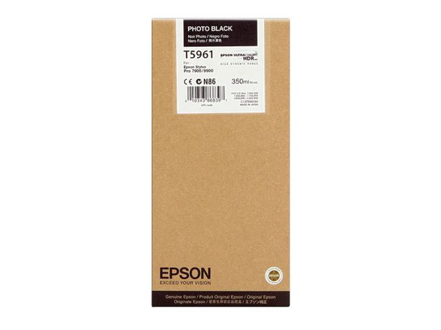 Epson Bläckpatron, T5961, fotosvart, singelförpackning, C13T596100, st