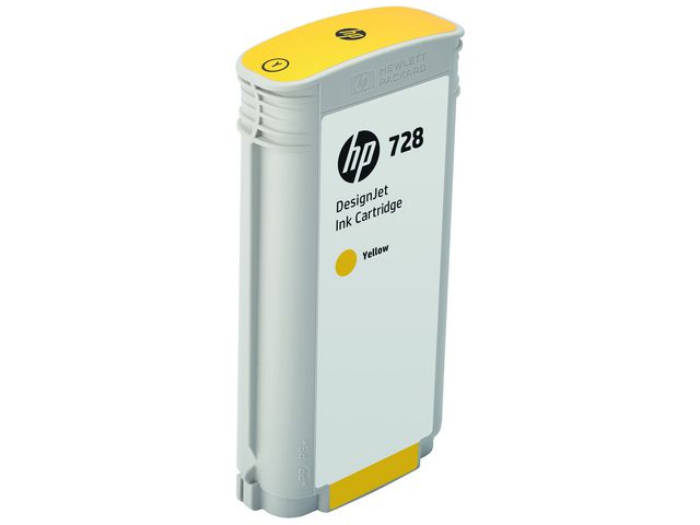 HP Bläckpatron, 728, F9J65A, gul, singelförpackning, st