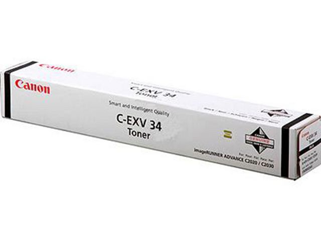 Canon Toner, 34, svart, singelförpackning, 3782B002, st
