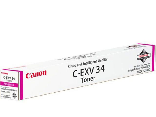 Canon Toner, 34, magenta, singelförpackning, 3784B002, st