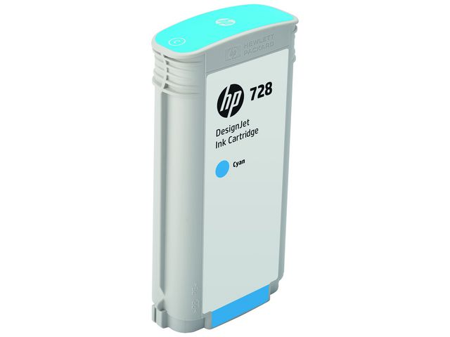 HP Bläckpatron F9J67A 728 Cyan, st