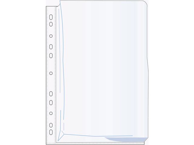 Plastficka bälg PP präglad 0,17 A4, st