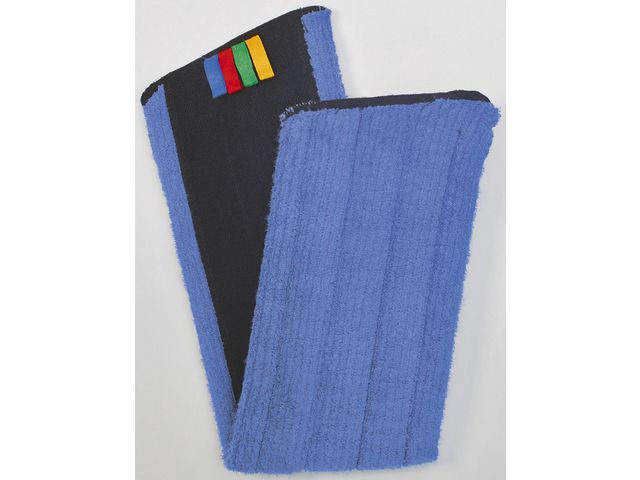 NORDEX Moppduk i mikrofiber, Nline Micro Super, för fuktig och torr moppning, 450 mm, blå, st