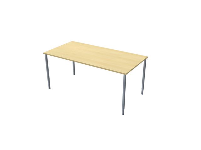 LANAB DESIGN Skrivbord Fristående 160x80cm björklam/grå, st