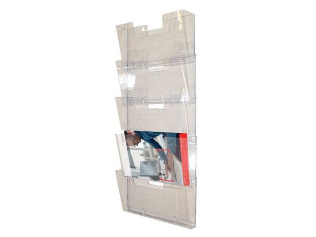 Eclipse Blankettfack 5-fack transparent/grå, st