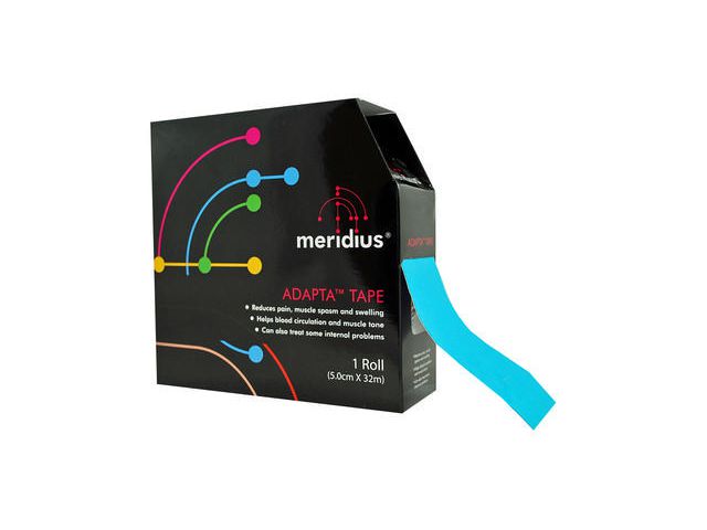 meridius Kinesiotejp blå 5cmx32m, rulle om 32 m