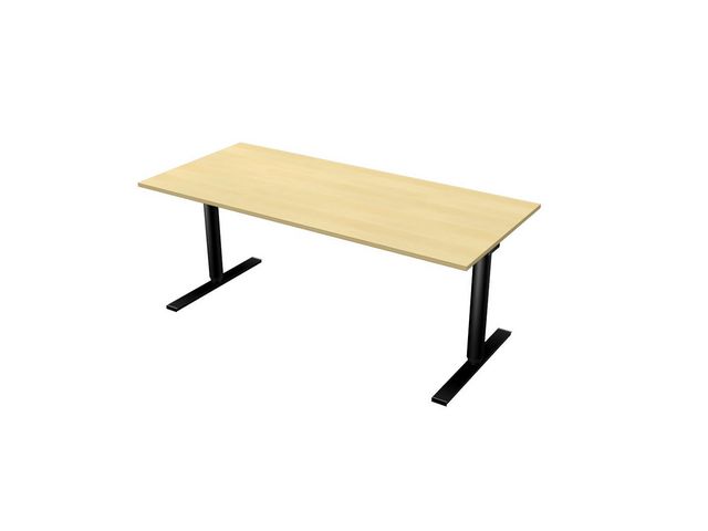 LANAB DESIGN Skrivbord El 1800x800mm björkla/sv, fp om 2 st