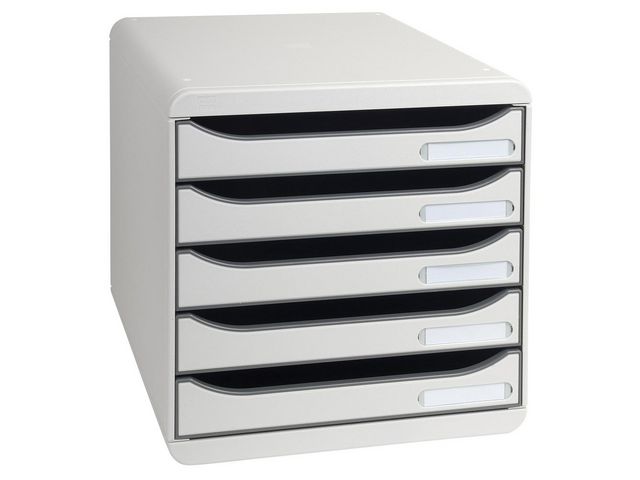 Exacompta Blankettbox BIG-BOX 5 lådor grå, st