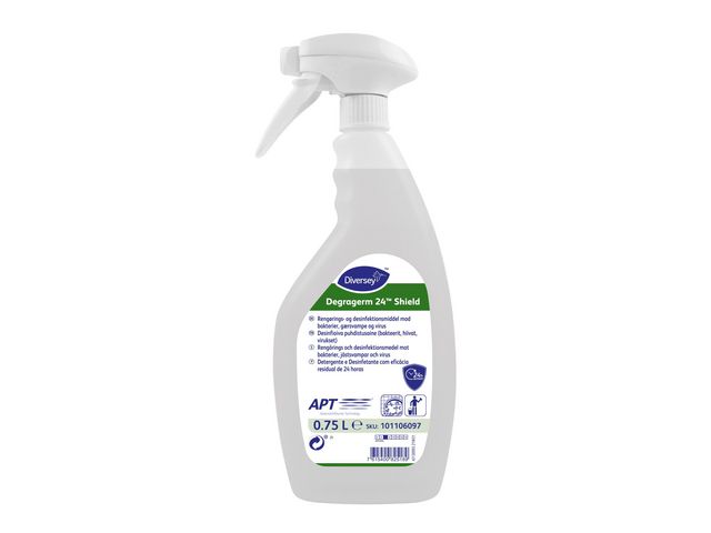 Diversey Ytdesinfektion Degragerm 24 Shield 750ml, flaska om 750 ml