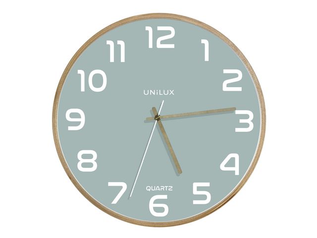 Unilux Väggklocka UNILUX Baltic ø31,5 cm grön, st