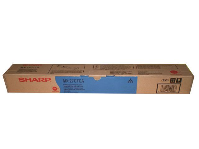 Sharp Tonerkassett, MX-27GTCA, cyan, MX-27GTCA, st