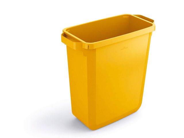 Durable Papperskorg Durabin 60l gul, st