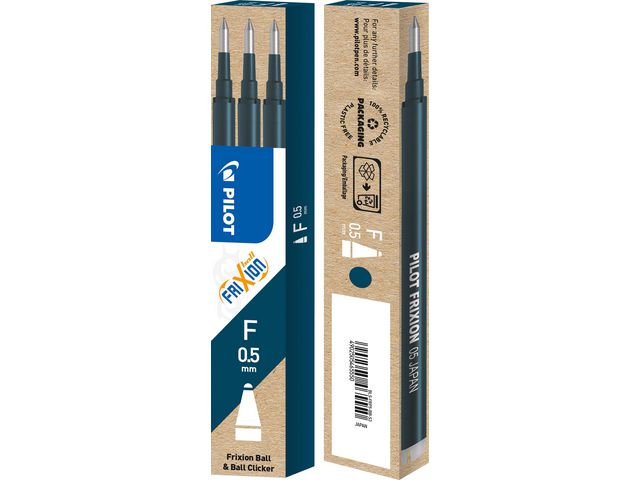 Pilot Refill Frixion 0,5mm sv.blå 3/FP, fp om 3 st