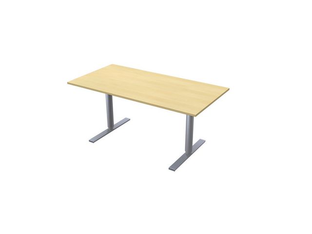 LANAB DESIGN Skrivbord El 160x80cm björklaminat/grå, st