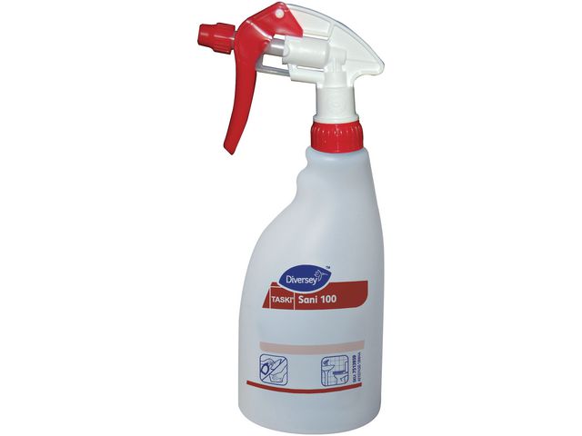 Taski Sprayflaska för kemiska lösningar, Sani 100 W1b-etikett, flaska om 500 ml