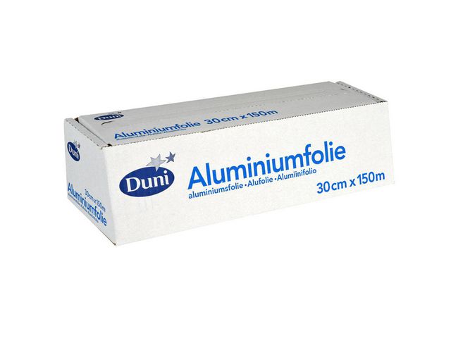 Alufolie DUNI Box 0,3x150m, st