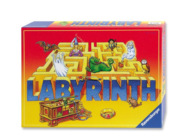 Labyrint, skattjaktsspel, flera spelare, +8 år, st